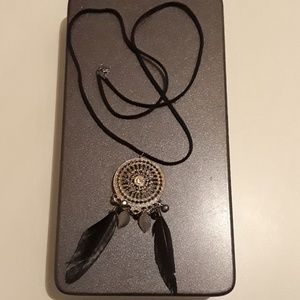 F21 Dreamcatcher Medallion Necklace!!